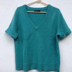 Banana Republic 100% cashmere short sleeve sweater